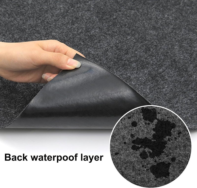 LYMOI Refrigerators Mat, Absorbent/Waterproof Under Refrigerator Floor Mat, Washable Protect Floor Mat for Fridge with Non-Slip Backing, Multifunctional Home Appliance Mat (47 x 47 inch) - Image 4